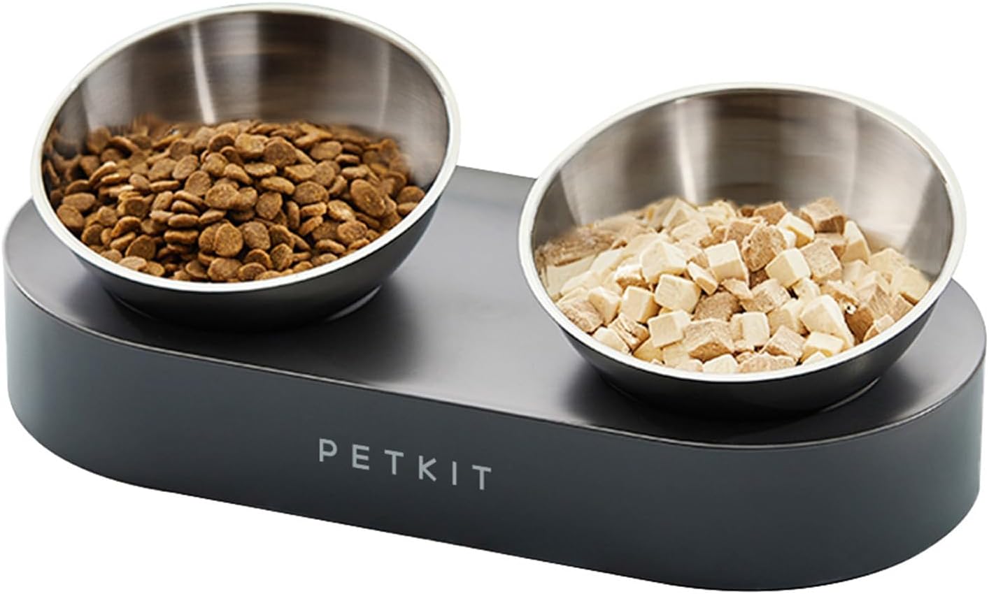 PETKIT Raised Dog Cat Food Bowl 304 Stainless Steel, Elevated Pet Food and Water...