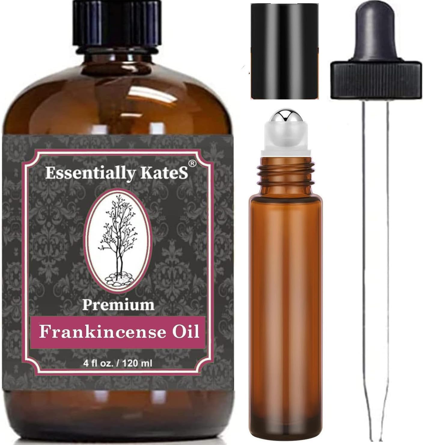 Premium Frankincense Oil 4 oz – 100% Pure, Natural and Therapeutic – Tones & Eve...