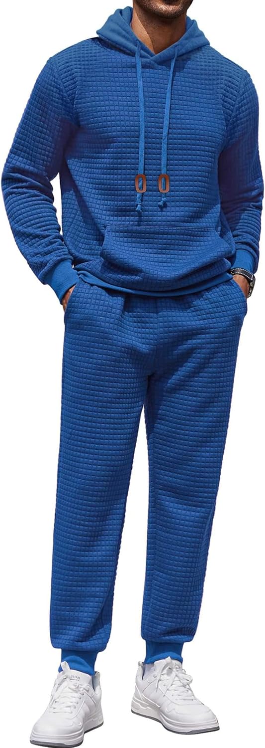 COOFANDY Men's Tracksuit 2 Piece Hoodie Sweatsuit Sets Casual Athletic Jogging S...