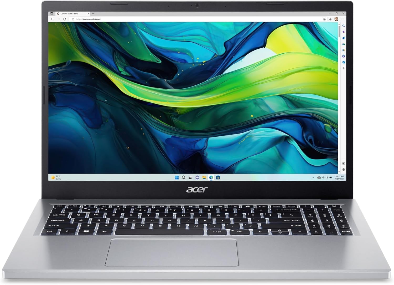 Acer Aspire Go 15 Slim Laptop | 15.6" Full HD IPS 1080P Display | Intel Core i3-...