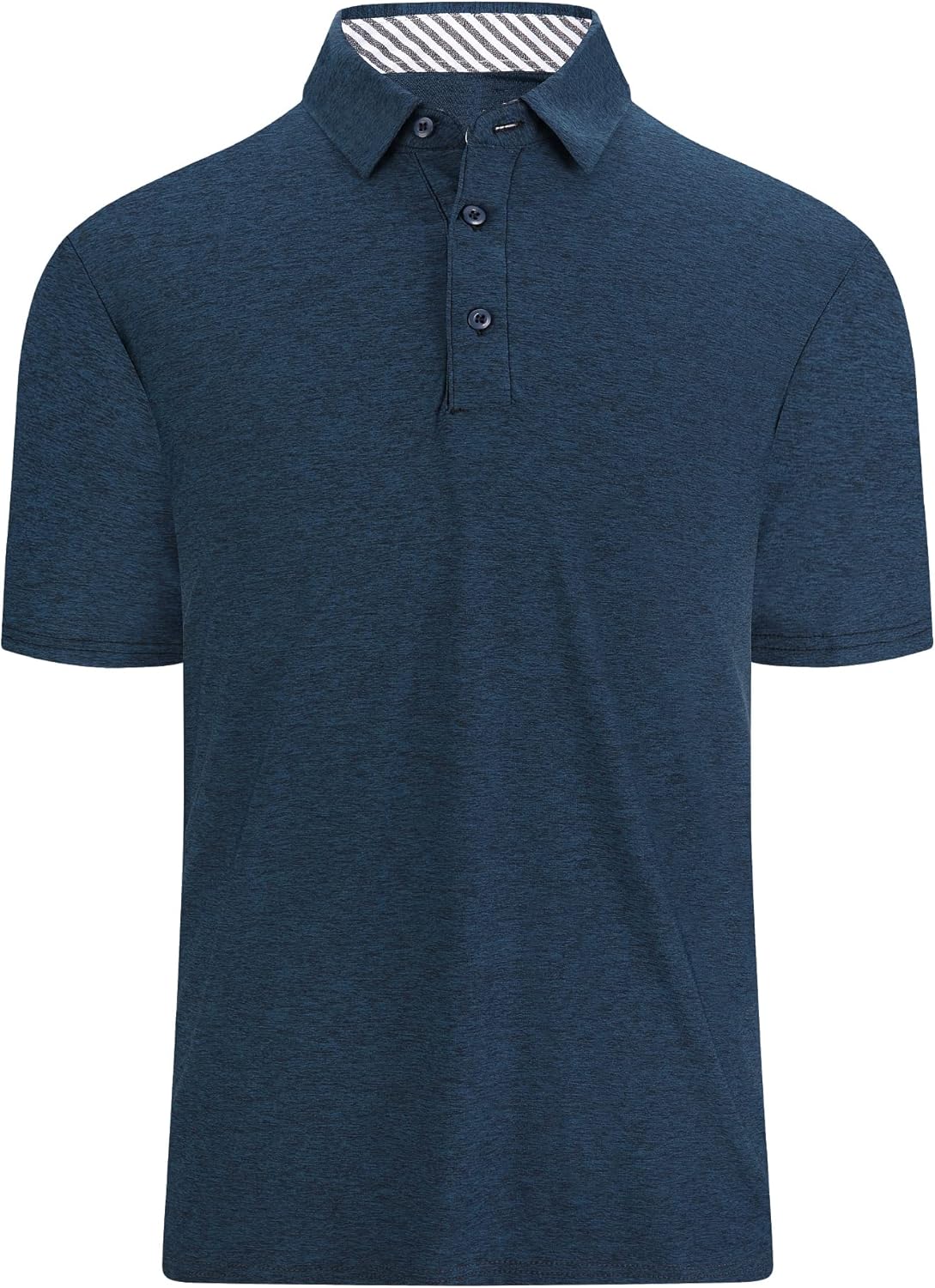 Damipow Premium Golf Shirts for Men Dry Fit Performance Polo Short Sleeve Collar...