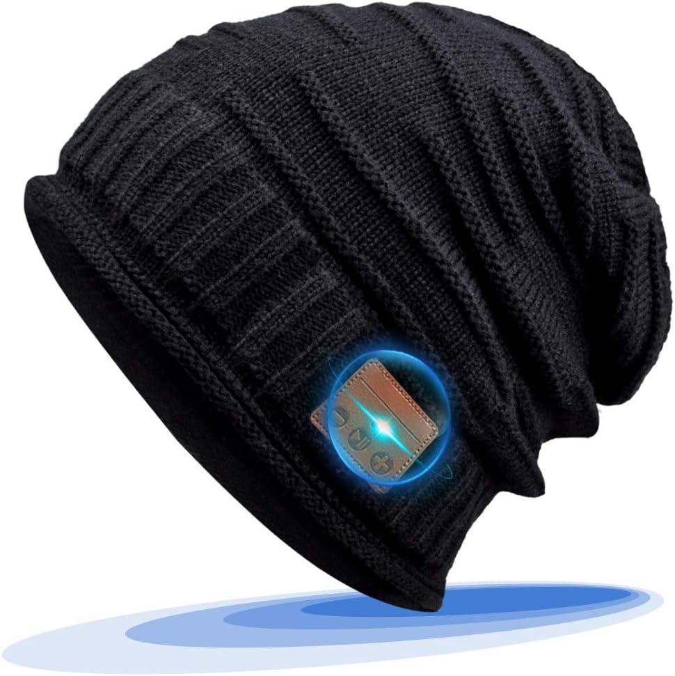 Mens Gifts Bluetooth Beanie Hat Christmas Stocking Fillers for Men Teenagers Boy...