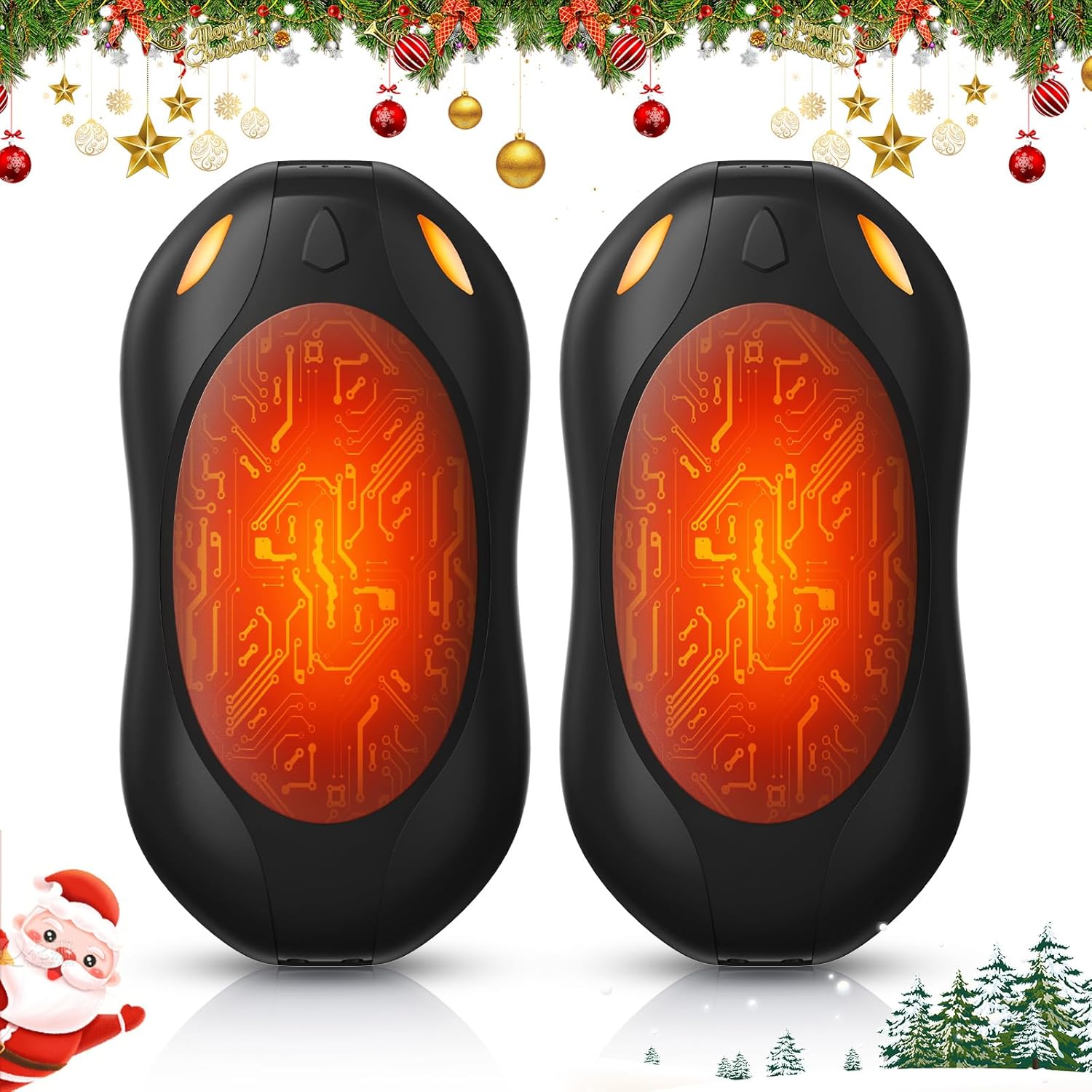 WHATOOK Magnetic Hand Warmers Rechargeable 2 Pack: Ultra Thin Portable Electric...