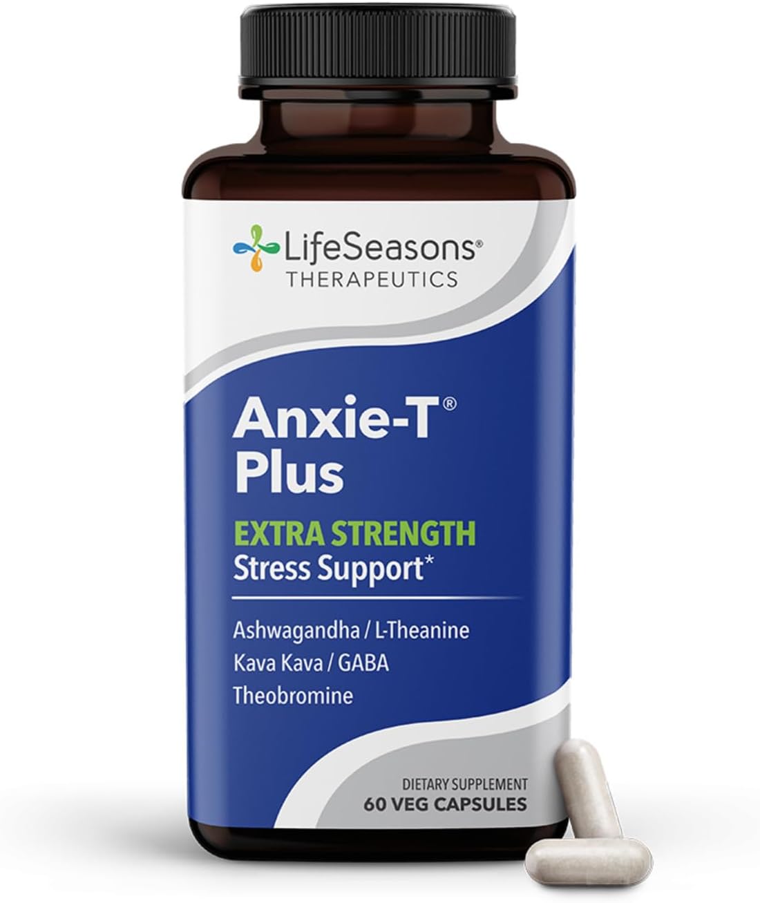 Anxie-T Plus - Extra Strength Stress Relief Supplement - Supports Mood & Mental...