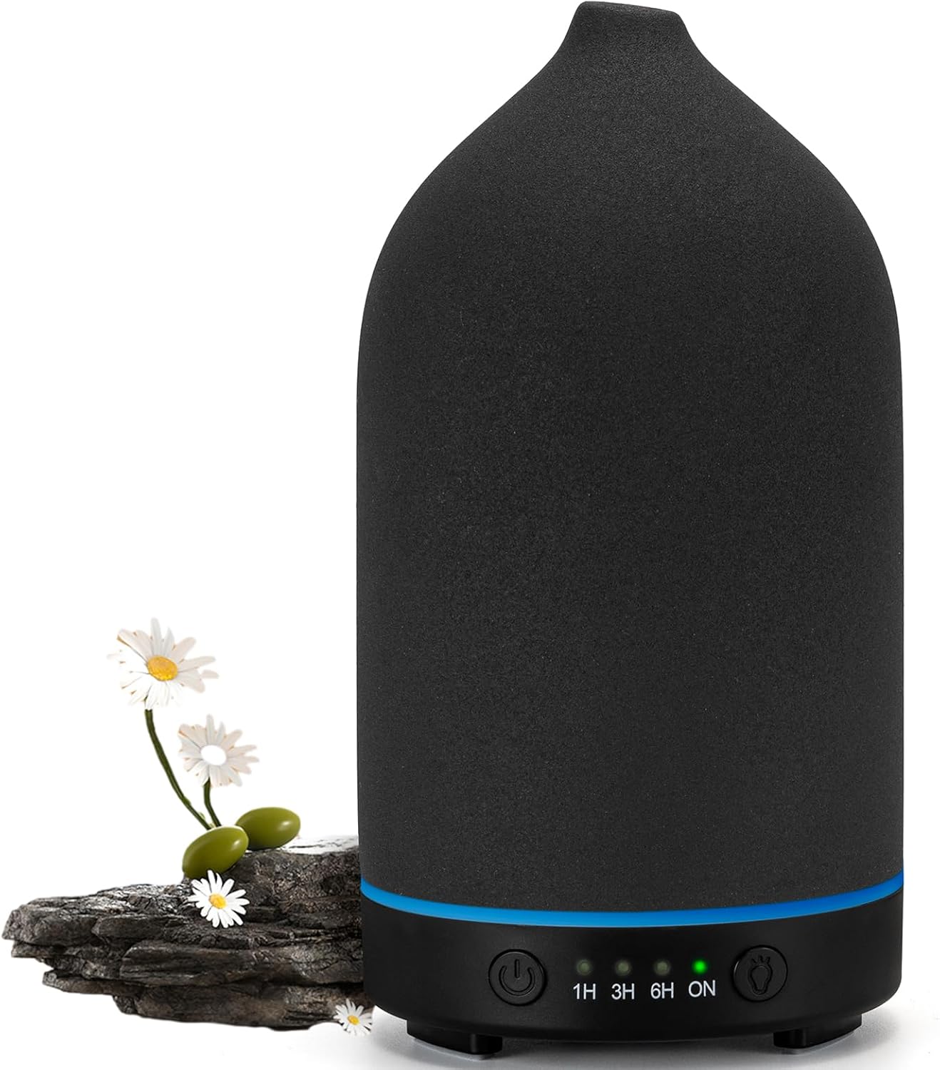 200ML Ceramic Diffuser,Aromatherapy Diffuser,Essential Oil Diffuser with 7 Color...