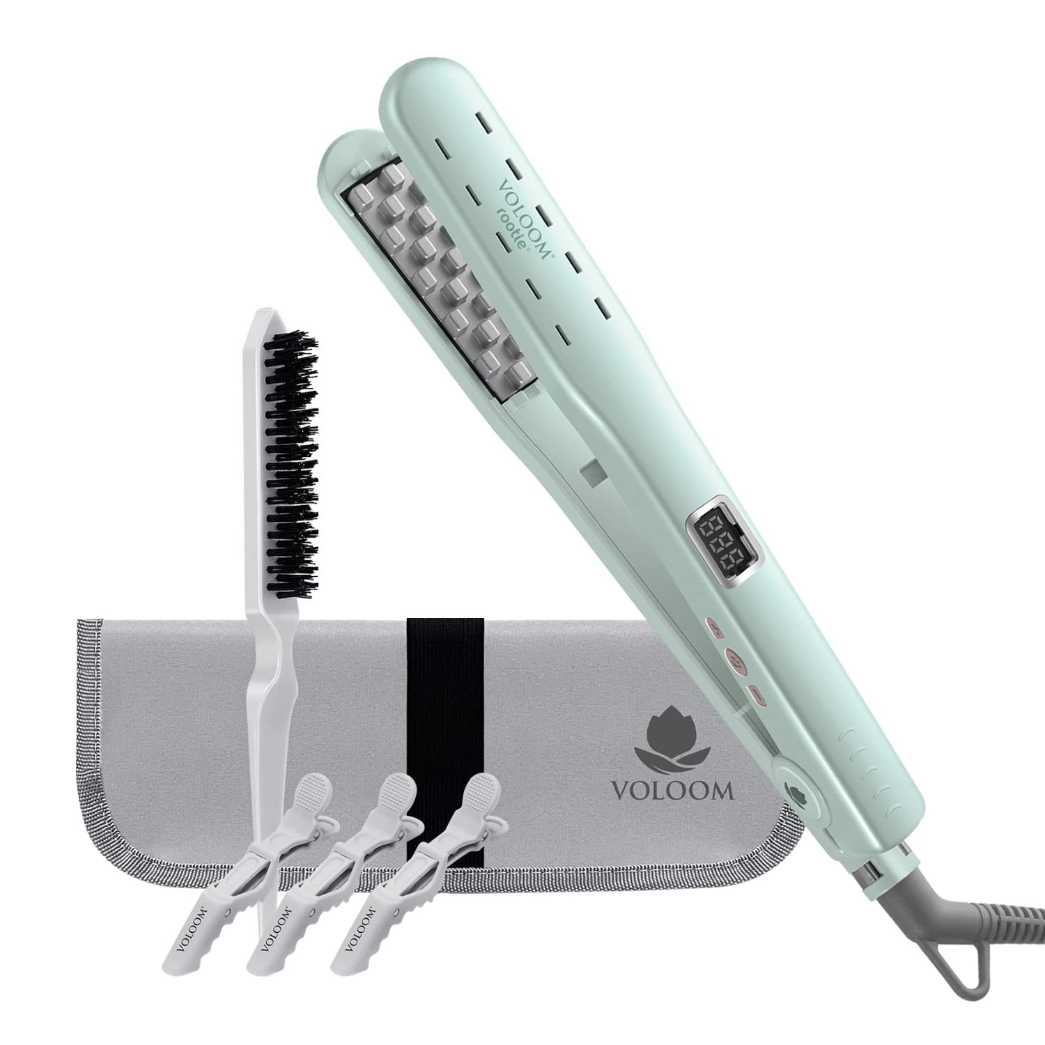 Voloom Rootie 3/4” Inch Professional Volumizing Ceramic Hair Iron | Lasting Hair...