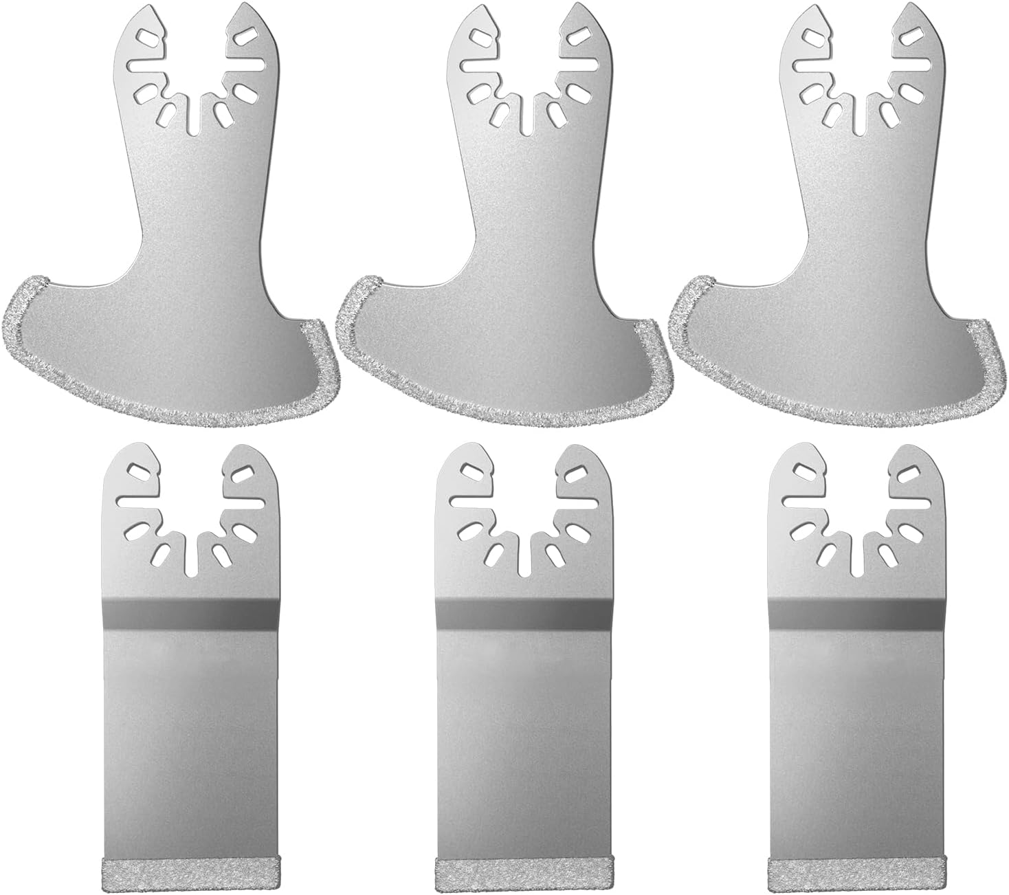 LEILUO 6 Pcs Diamond Multi Tool Accessory Kit for Grout Removal Compatible with...
