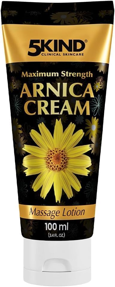 5kind Extra Strong Arnica Cream for Bruising and Swelling 100ml - Fast Acting Ar...