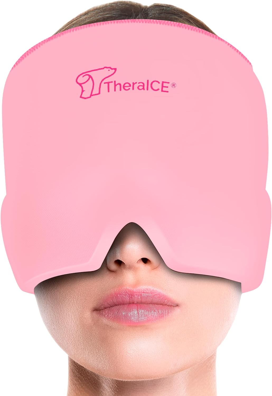 TheraICE Headache Relief Cap, Migraine Ice Pack Mask Products, Women Cooling Gel...
