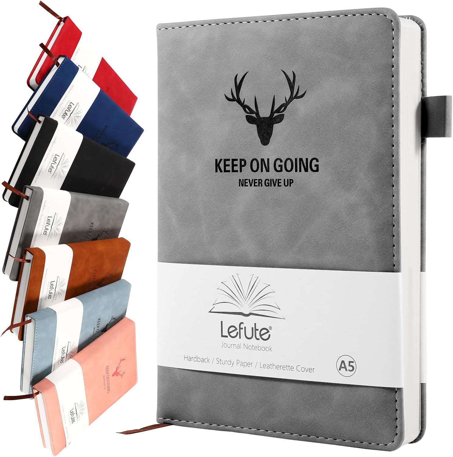 Lefute Notebook A5, Journal A5 Notebook Notepad Note book, 360 Pages Hardcover J...