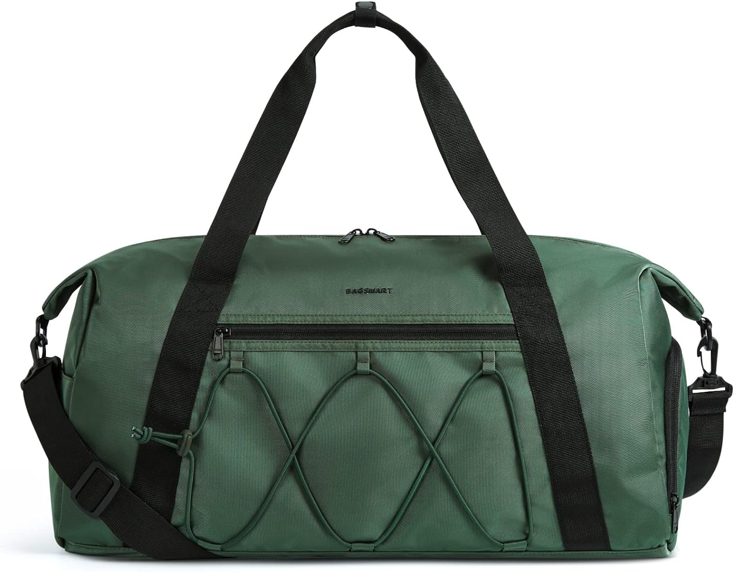 BAGSMART Gym Bag for Men Women, Sports Travel Duffel Bag With Shoe Compartment &...