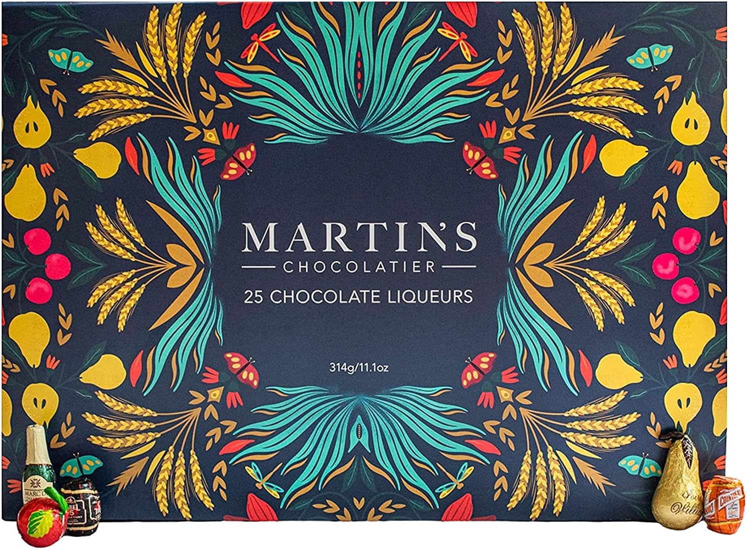Martin's Chocolatier 25 Chocolate Liqueurs | Large Chocolate Gift Box | Alcohol...
