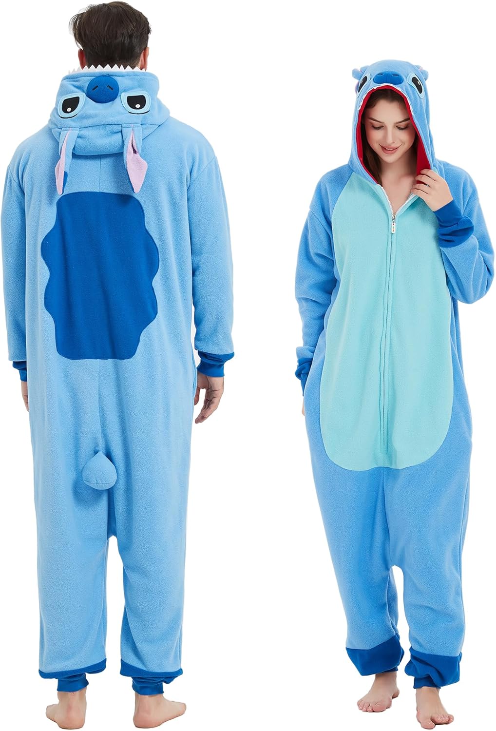 MAJ&COS Animal Onesies Adult Pajamas Halloween Cosplay Costume Unisex Onesie for...