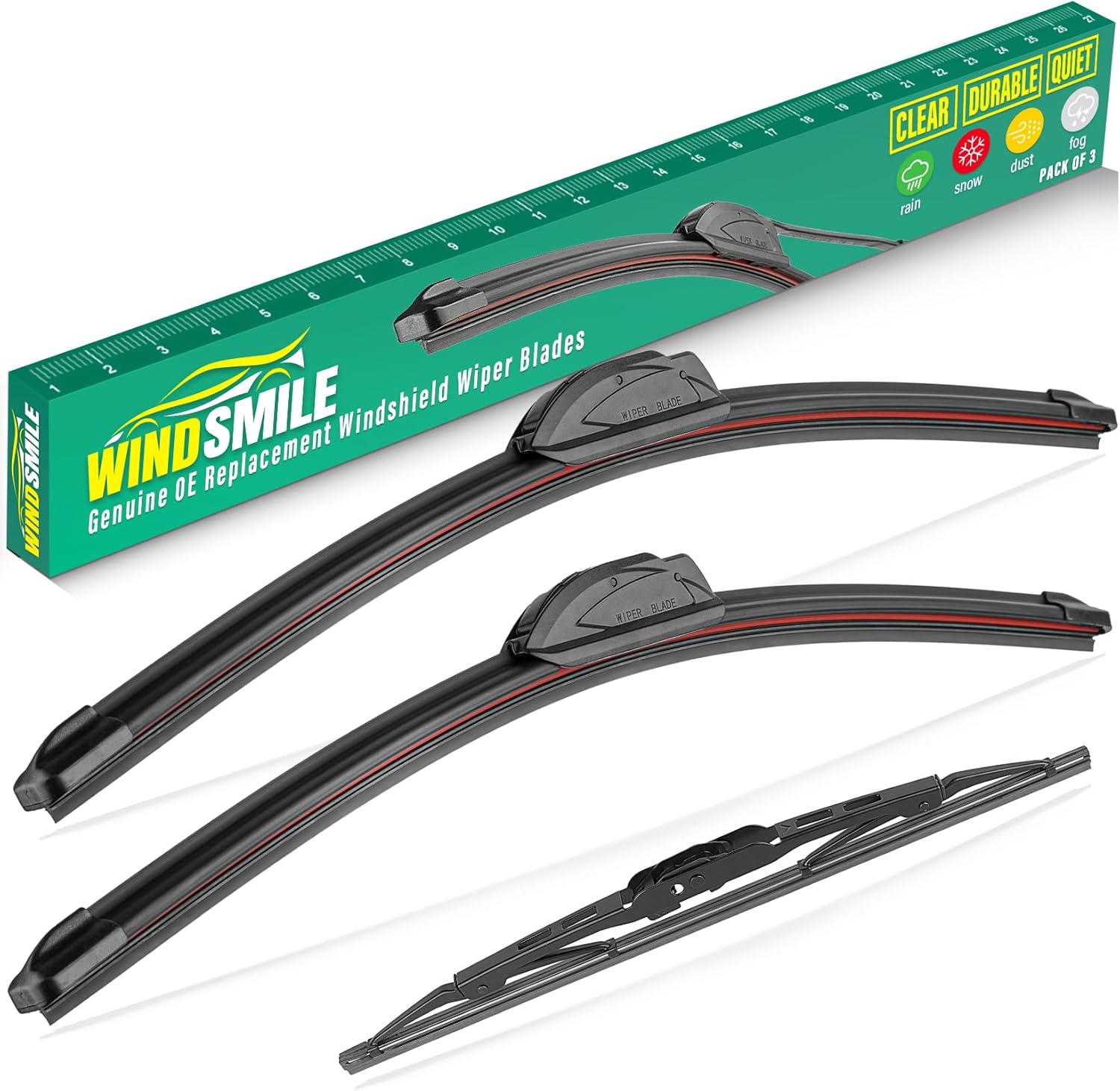 24" 20" 10" Windshield Wiper Blades Replacement for Chevy Chevrolet Traverse 201...
