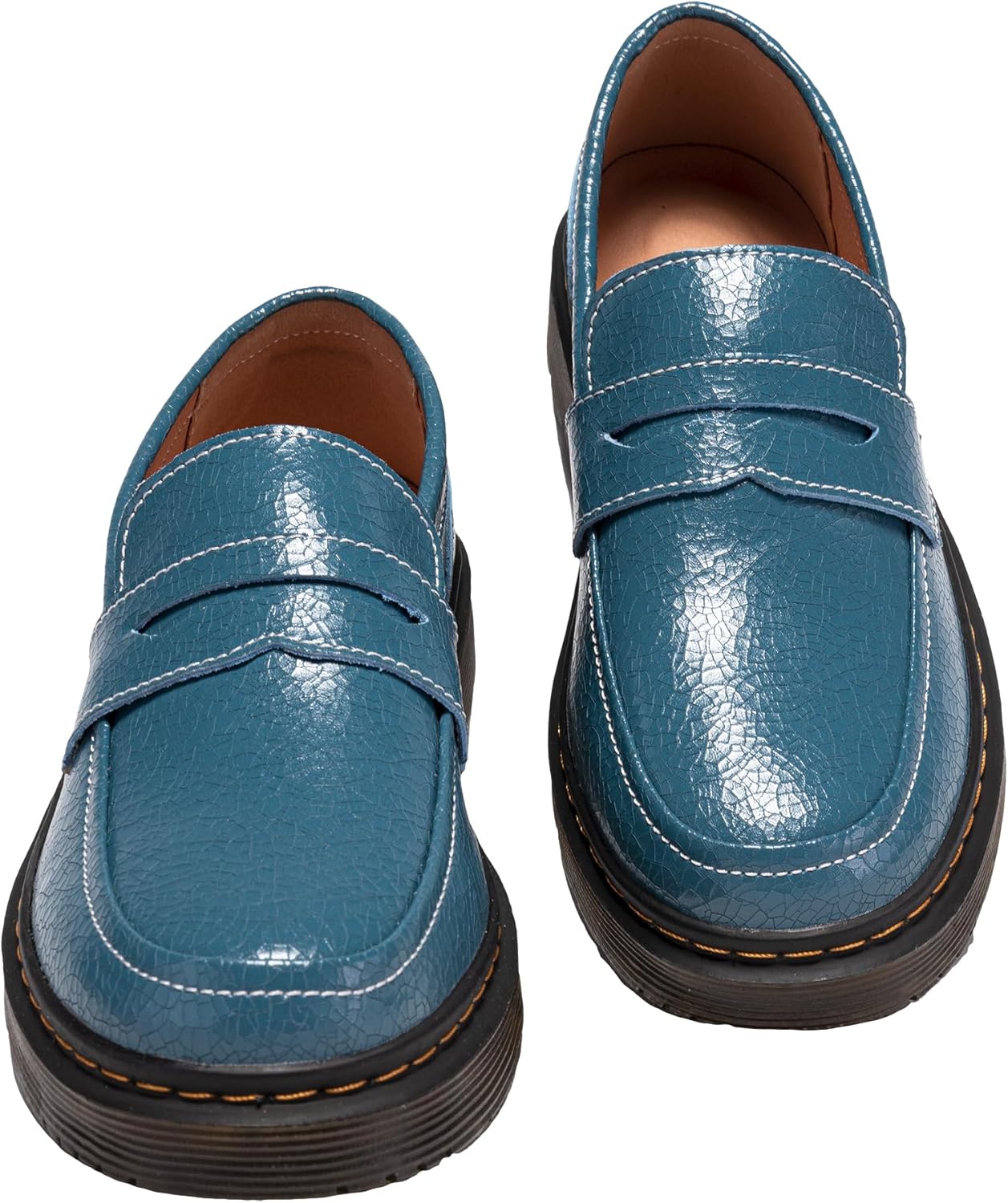 Women's Loafers Classic Penny Loafers for Women Fashion Driving Moccasins Women...