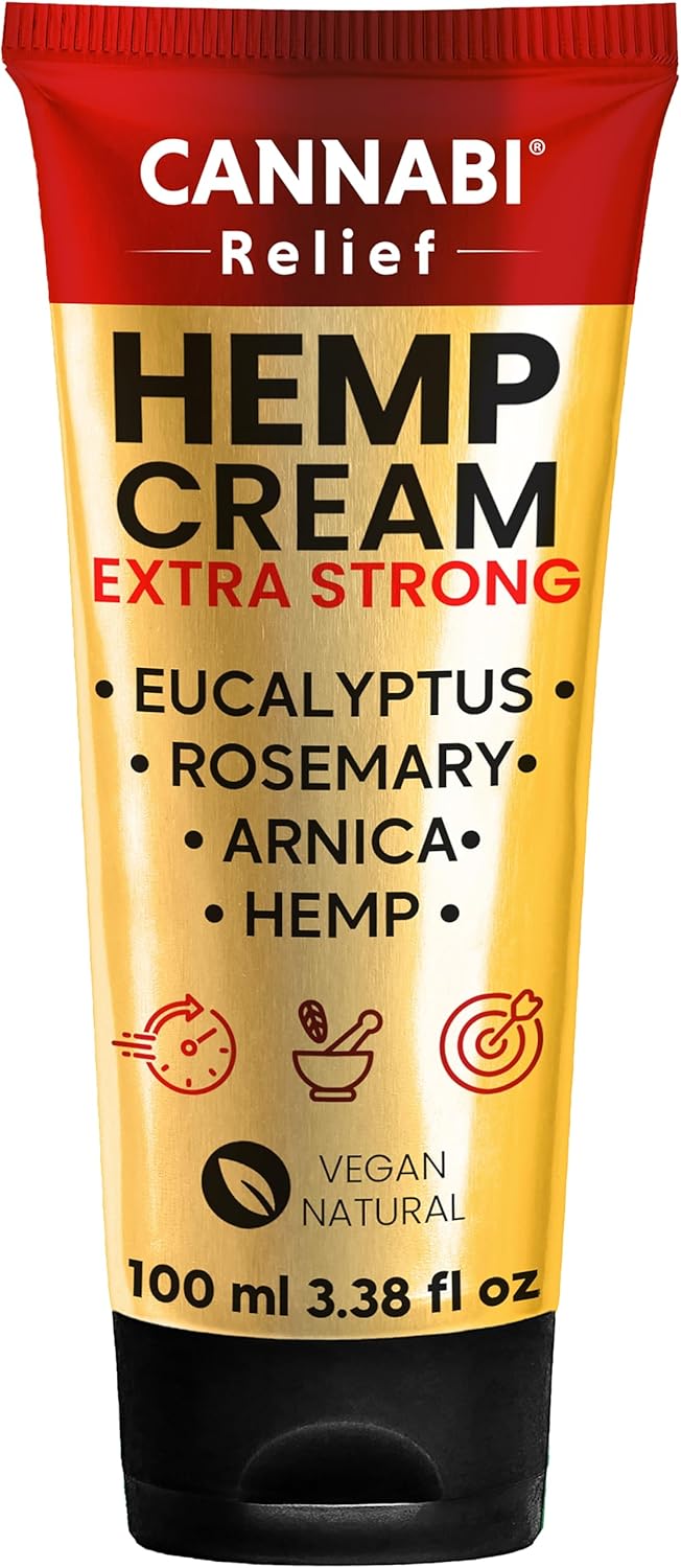 𝗛𝗘𝗠𝗣 𝗖𝗥𝗘𝗔𝗠 𝗘𝗫𝗧𝗥𝗔 𝗦𝗧𝗥𝗢𝗡𝗚 High Strength Fast Absorption Formula, Hemp Oil Menthol...