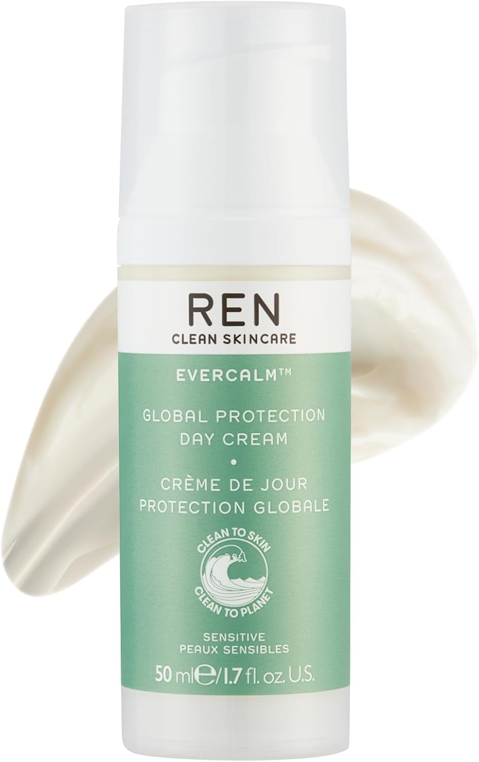 REN Clean Skincare Evercalm™ Global Protection Day Cream | Calm, Soothe & Hydrat...