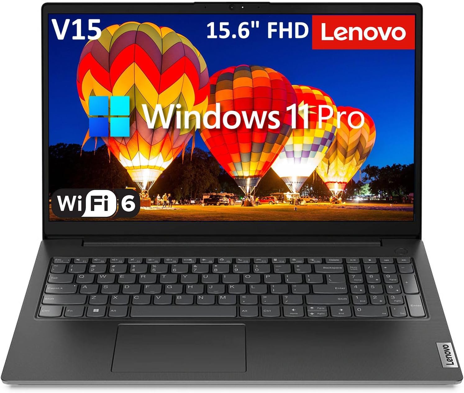 Lenovo V15 Business Laptop Computer, 15.6" FHD Display, Intel Dual-Core CPU, 32G...