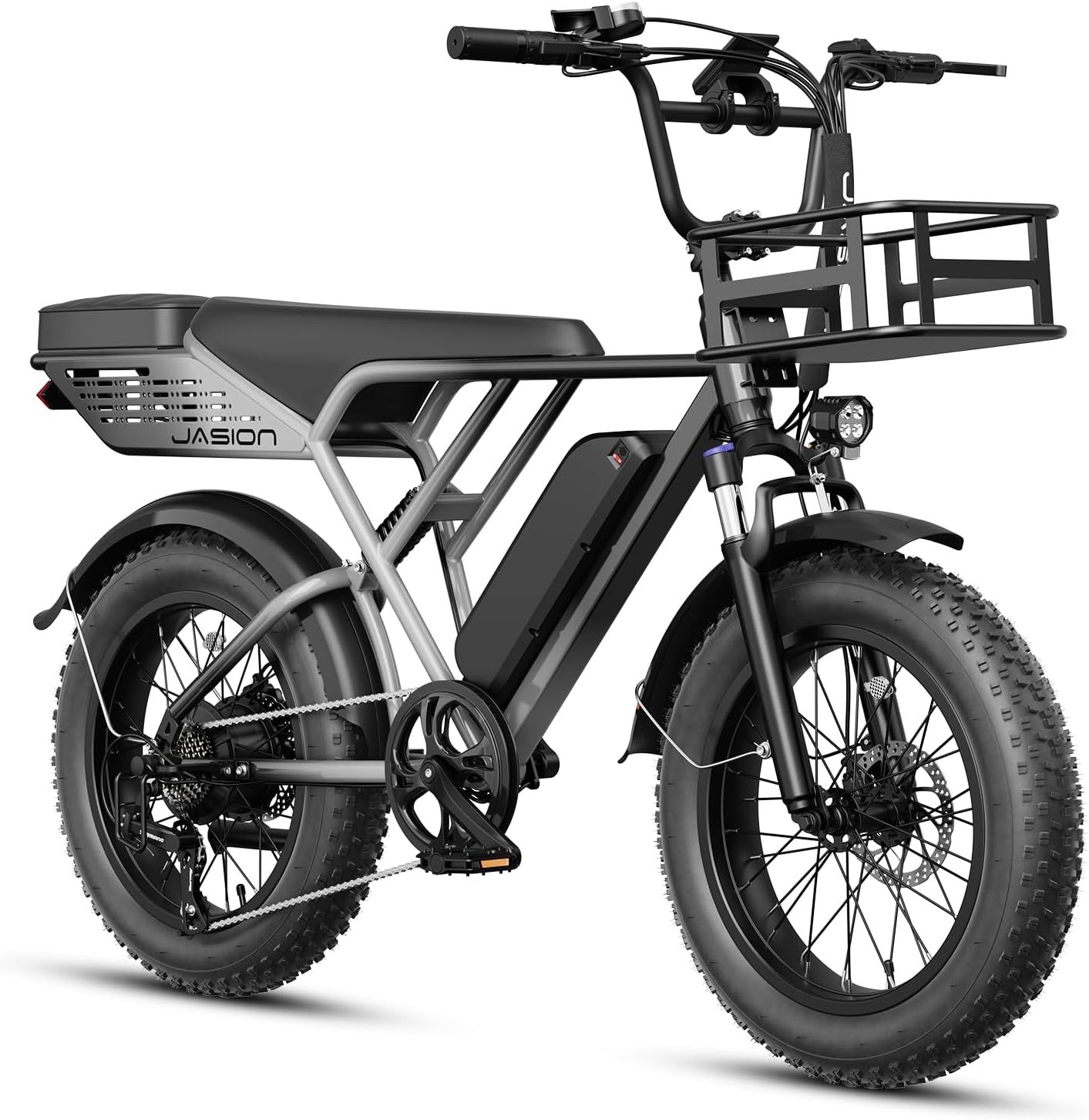 Jasion RetroVolt Electric Bike for Adults, [1200W Peak Upgrade Motor & 30MPH & 7...