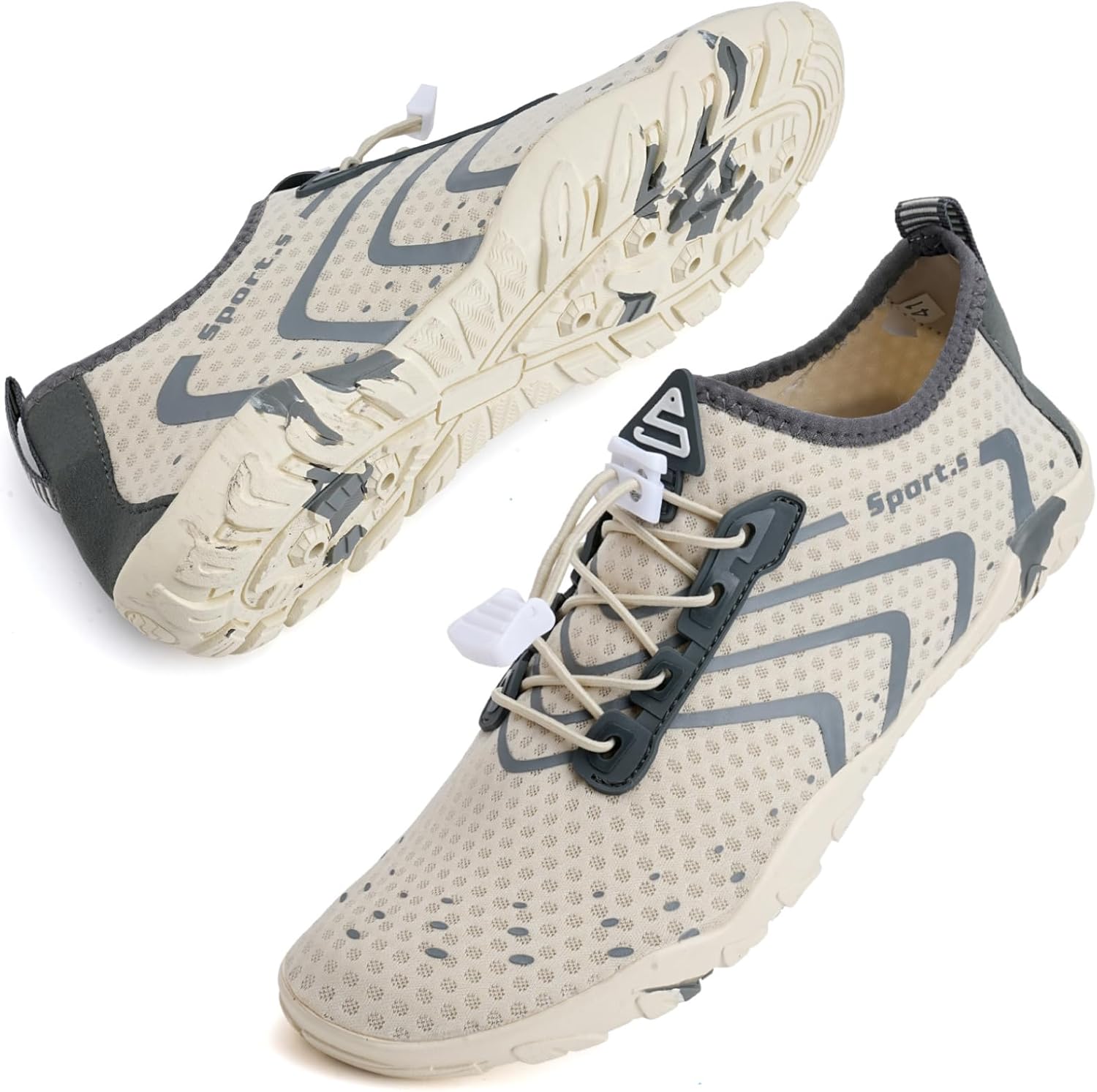 WateLves Water Shoes Mens Womens Barefoot Beach Swim Shoes Quick-Dry Aqua Socks...