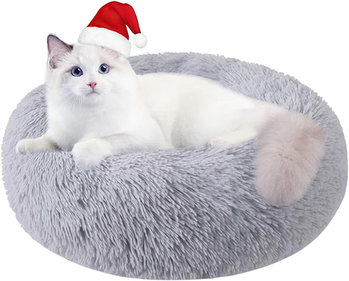 Cat Beds for Indoor Cats, 20 Inch Dog Bed for Small Melium Large Dogs, Washable-...