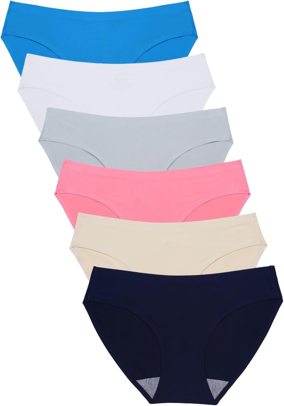 Wealurre Seamless Underwear Invisible Bikini No Show Nylon Spandex Women Panties...