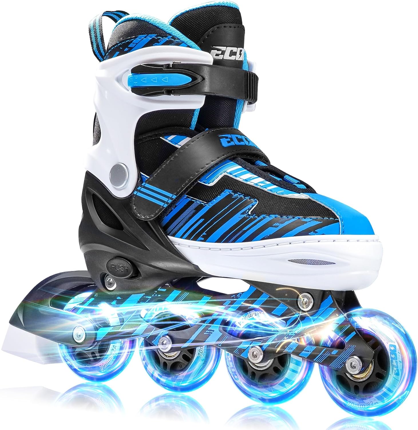 Adjustable Inline Skates Boys and Girls with Light up Wheels，Roller Skates for...
