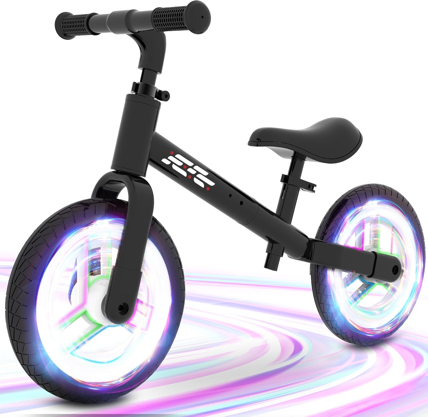 Colorful Lighting Balance Bike 2 Year Old, 2-5 Year Old Toddler Balance Bike, No...