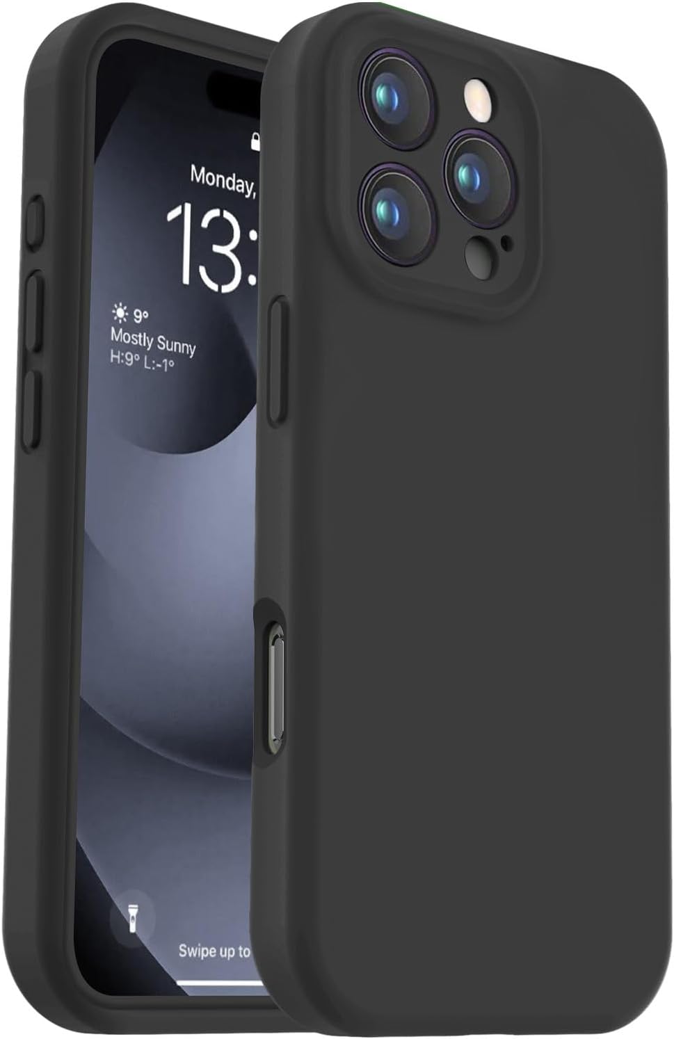 Vooii Compatible with iPhone 16 Pro Max Case, Liquid Silicone Upgrade [Camera Pr...