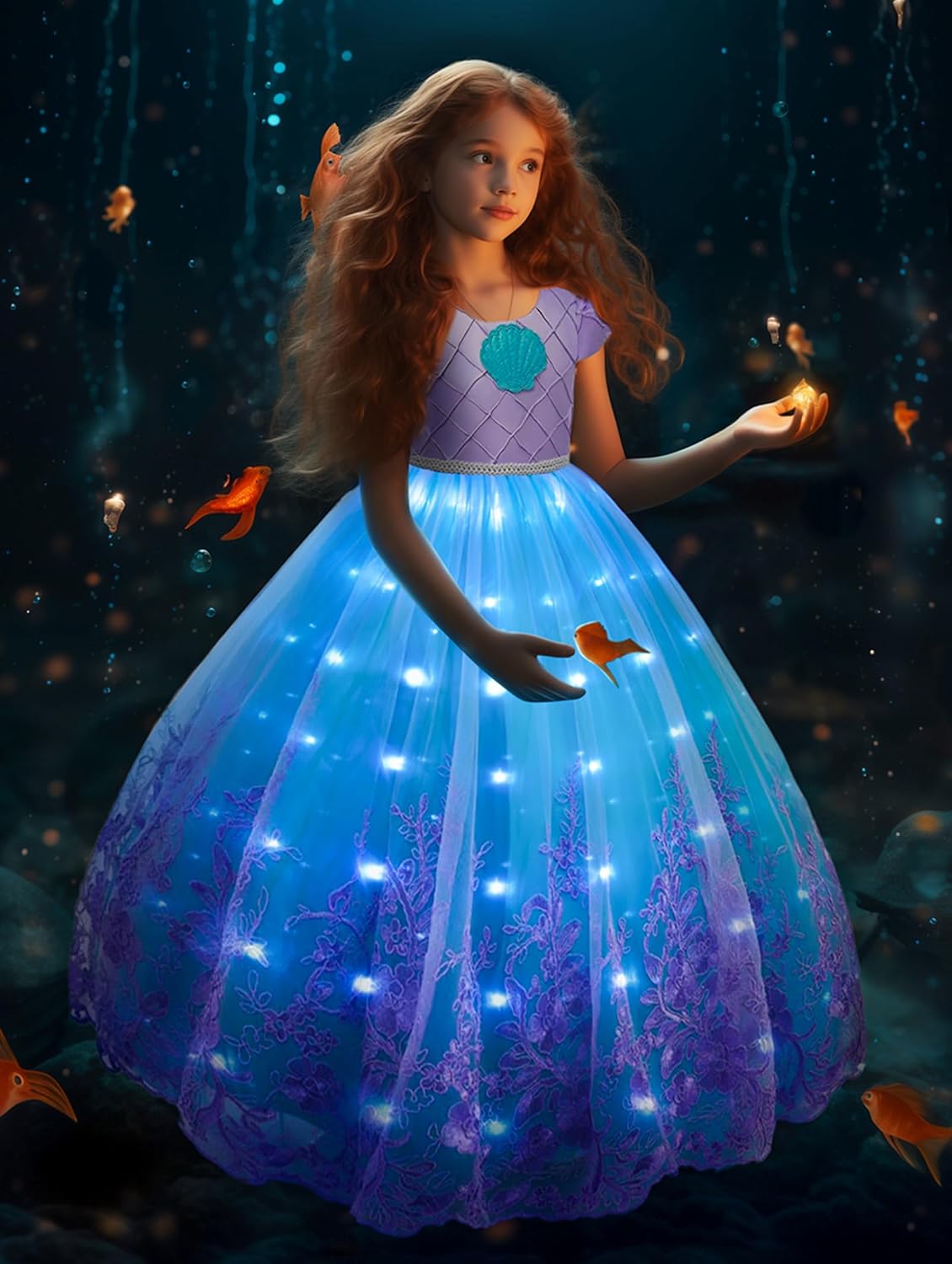 UPORPOR Dress Up for Girls, Princess Costumes for Girls, Fancy Princess Dress, P...