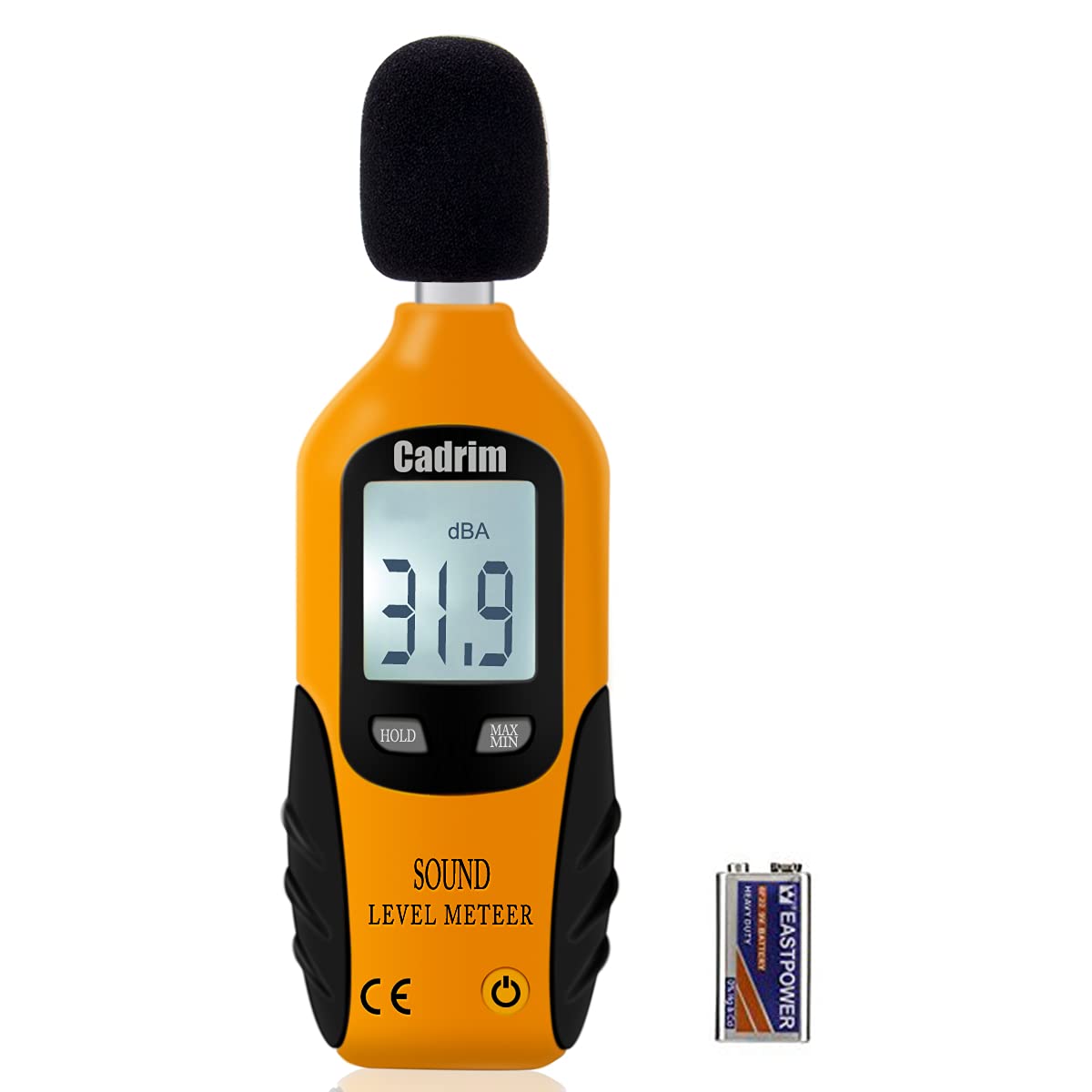 Cadrim Digital Sound Level Meter Portable Sound Meter Data Logger Decibel Noise...