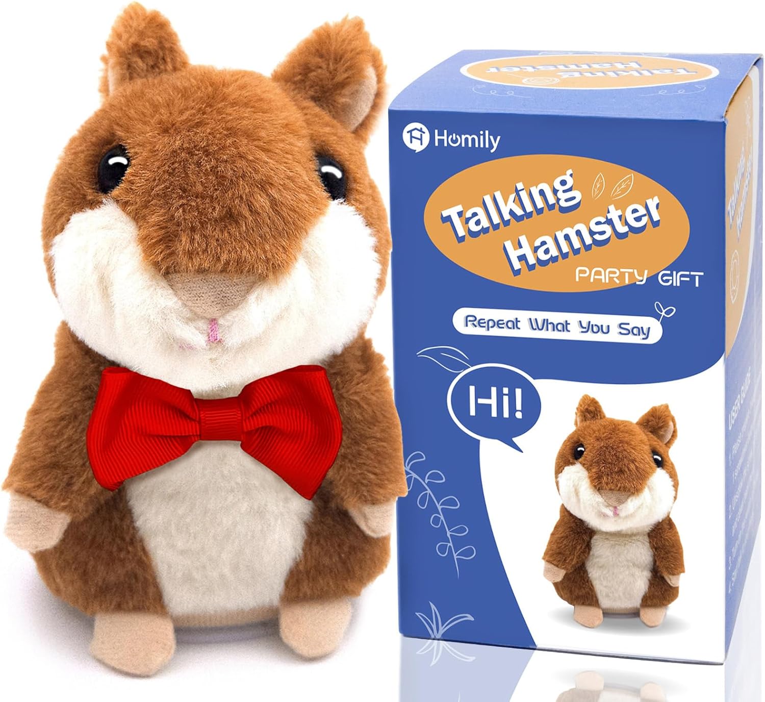 Talking Hamster Repeats What You Say, One Year Old Boy Girl Toys Birthday Gifts,...