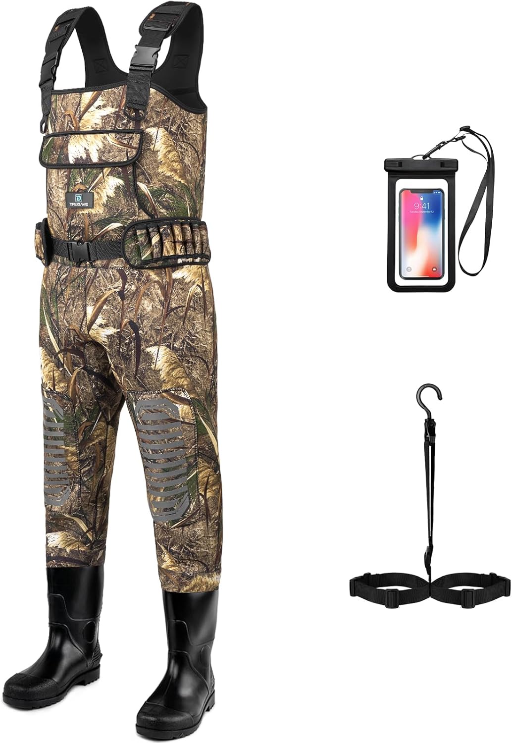 Fishing Waders for Men, Chest Waders with Boots for Men & Women, Waterproof Neop...