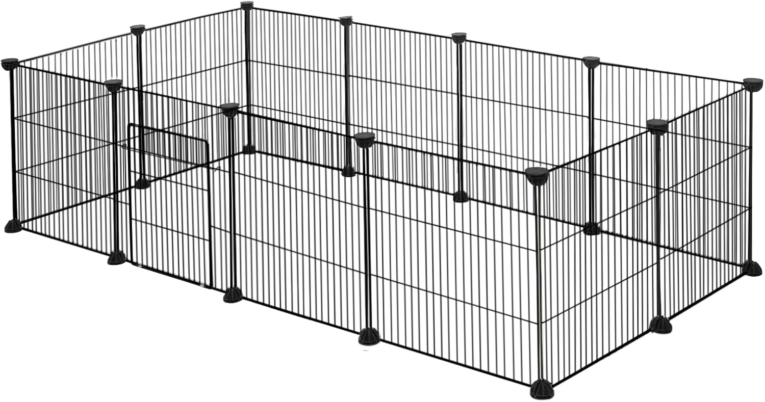 EUGAD rabbit run guinea pig run hamster playpen bunny puppy enclosure exercise f...
