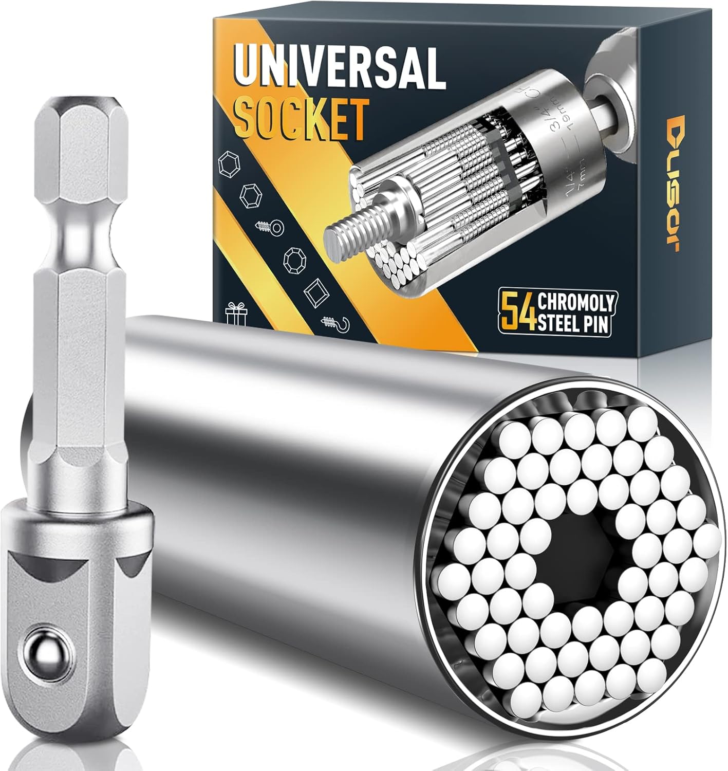 Dusor Gifts for Men, Super Universal Socket Stocking Stuffers for Adults Men Him...