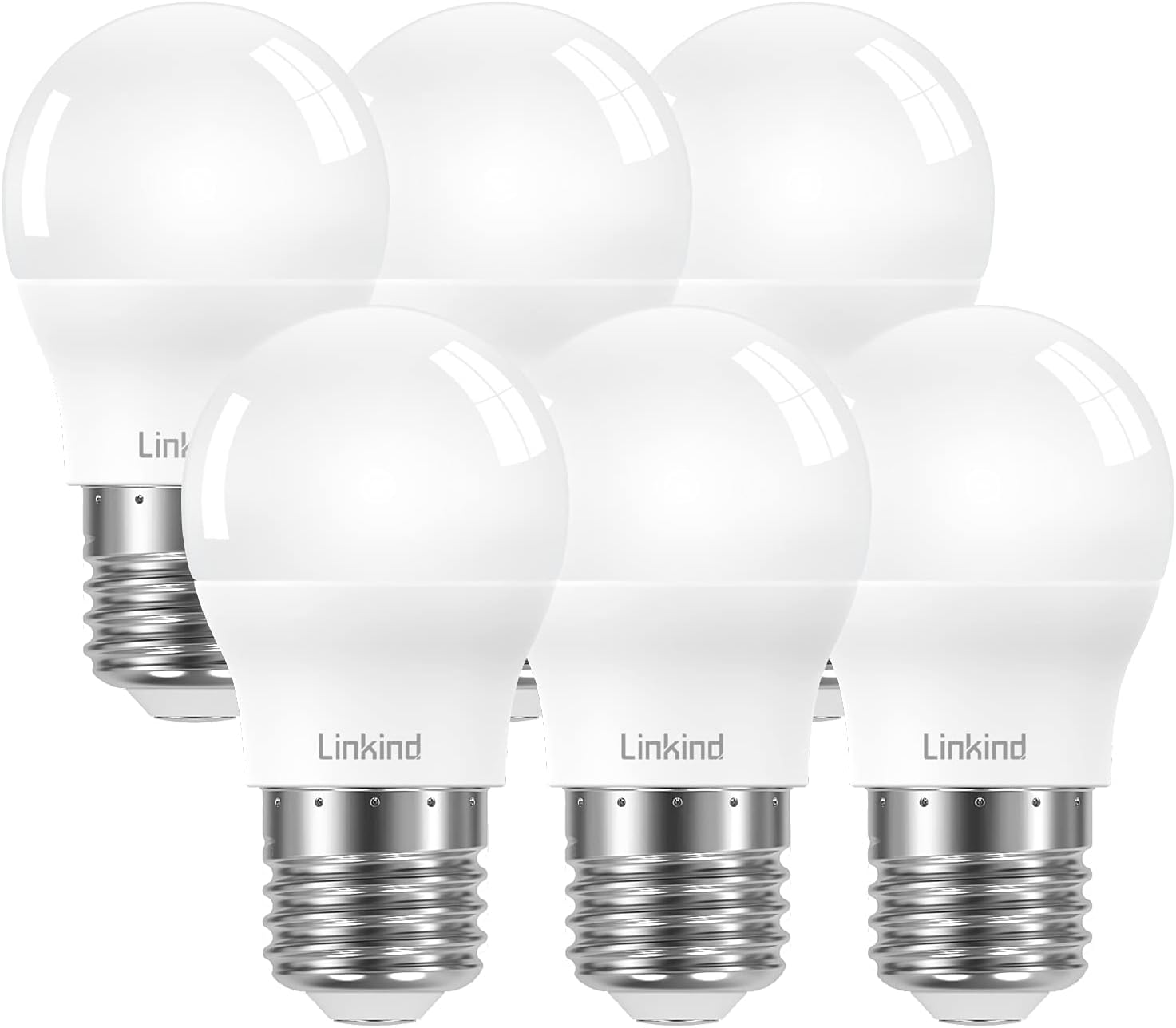 Linkind E27 Screw LED Bulb, Warm White 2700K, 60W Equilavent, 7.5W Edison Screw...
