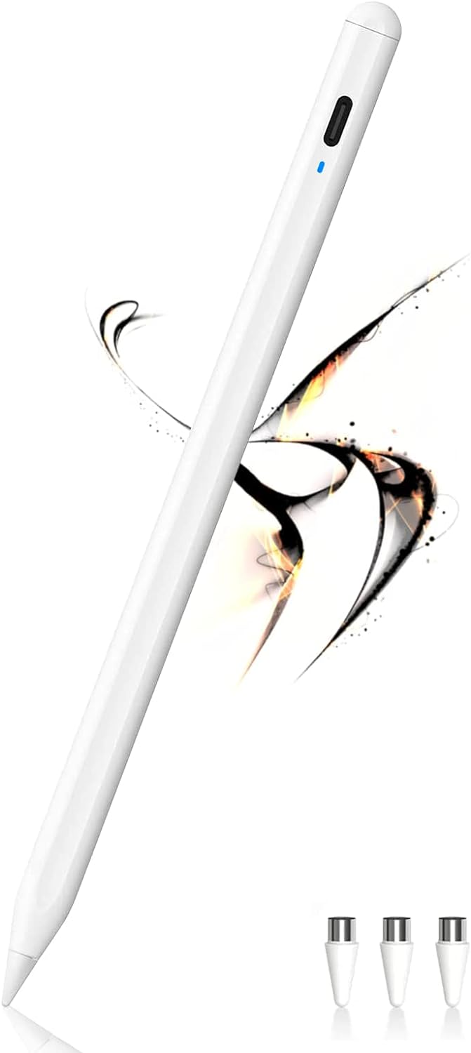 Stylus Pens for Touch Screens POM Tip Magnetic Tablet Stylus Pen Type-C Recharge...