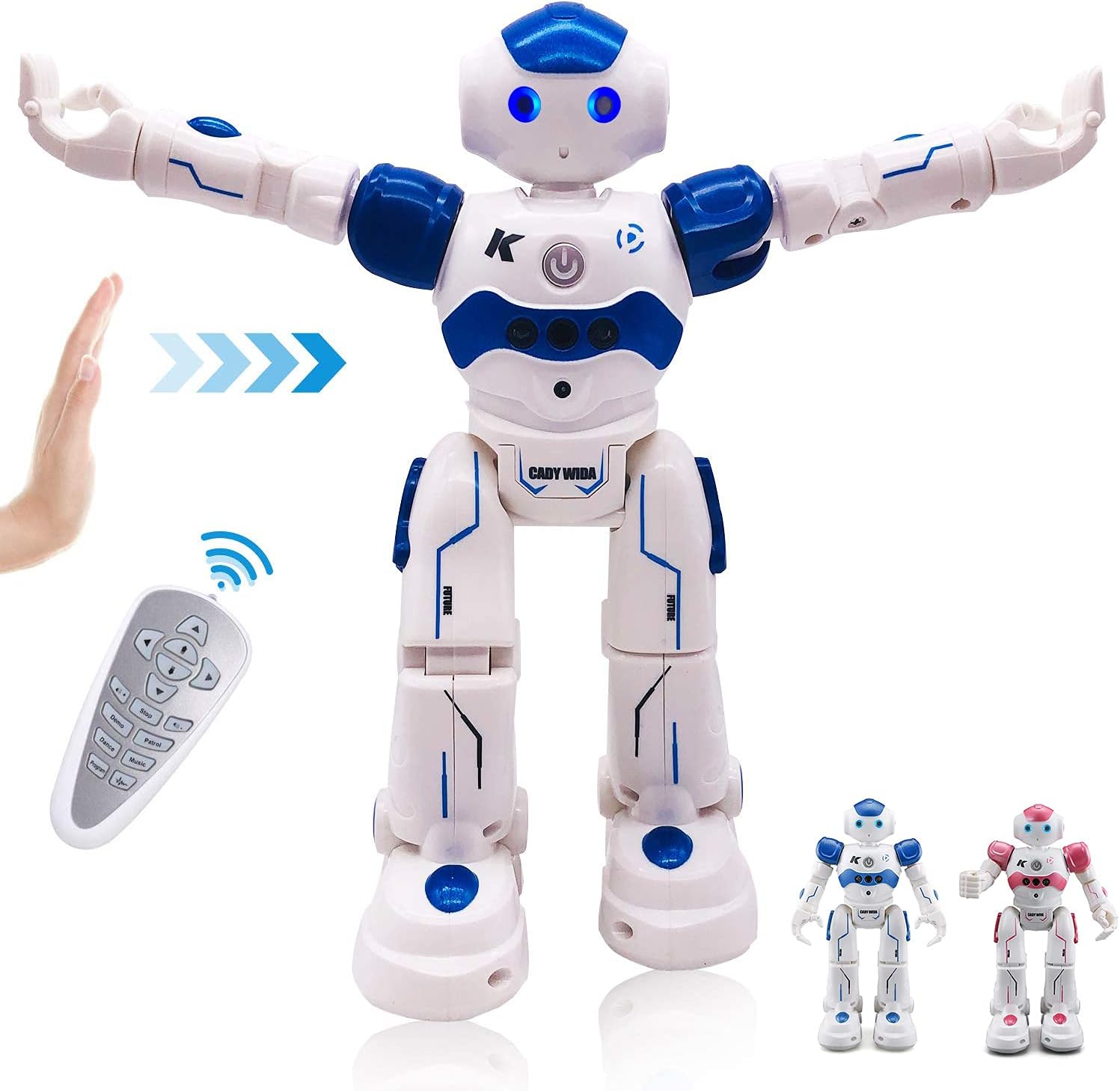 Pup Go Kids Smart RC AI Robot Toy, Singing Dancing Interactive Talking Gesture S...