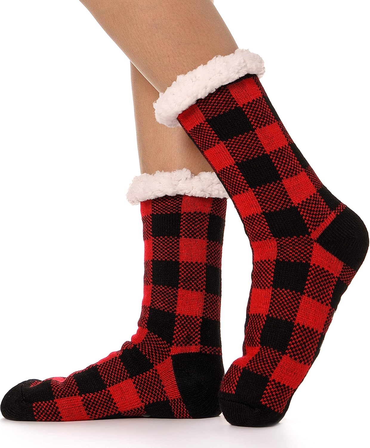 ANTSNAG Womens Slipper Socks Fuzzy Fluffy Cabin Cozy Winter Thick Warm Comfy Fle...