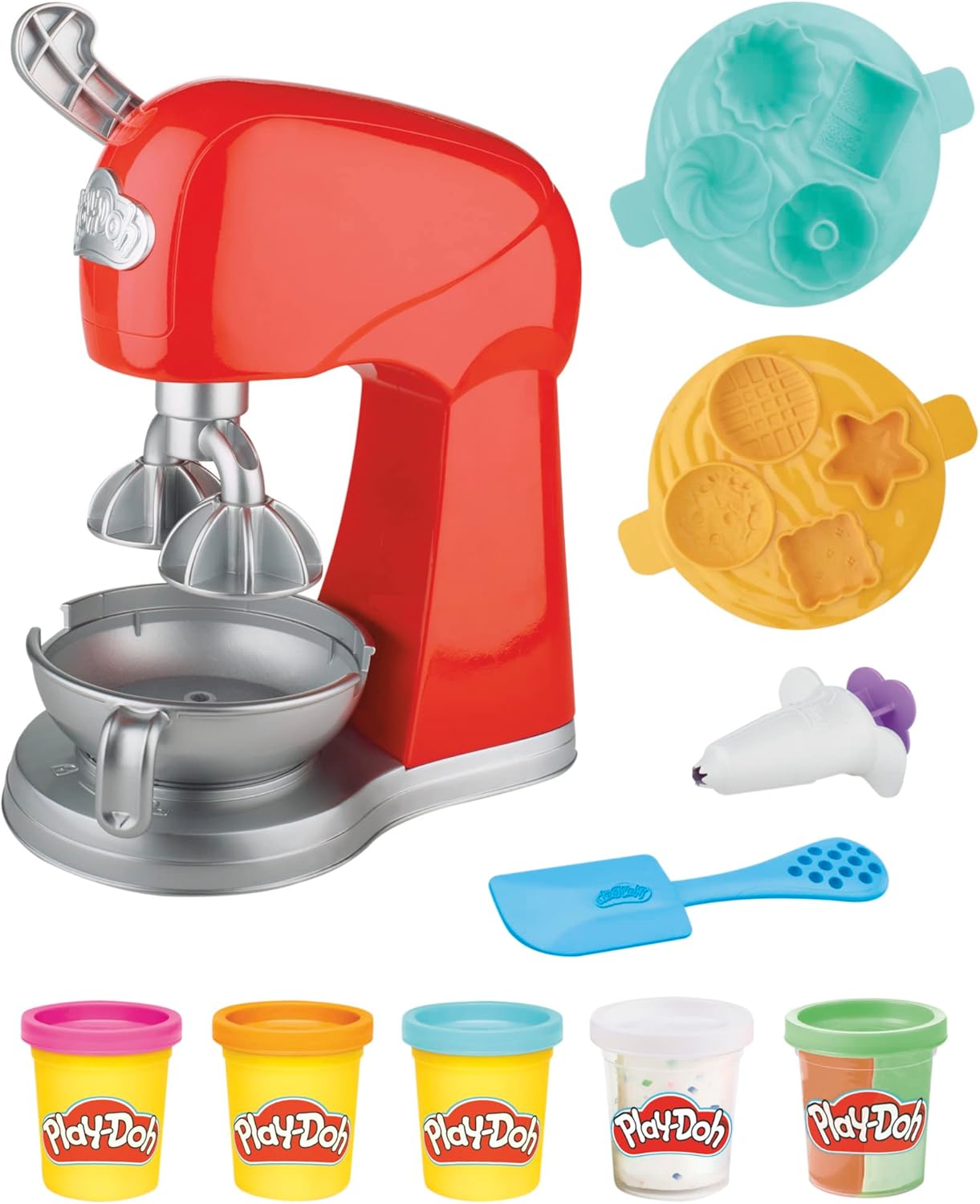 Play-Doh Kitchen Creations Magical Mixer Playset, Toy Mixer with Play Kitchen Ac...