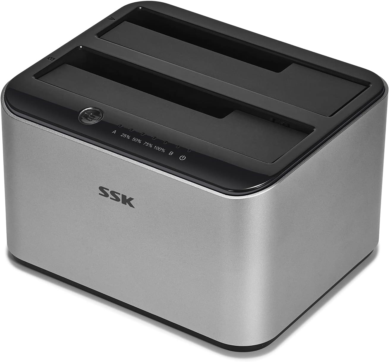 SSK Aluminum Hard Drive Docking Station, USB 3.0 to SATA Dual Bay External HDD D...