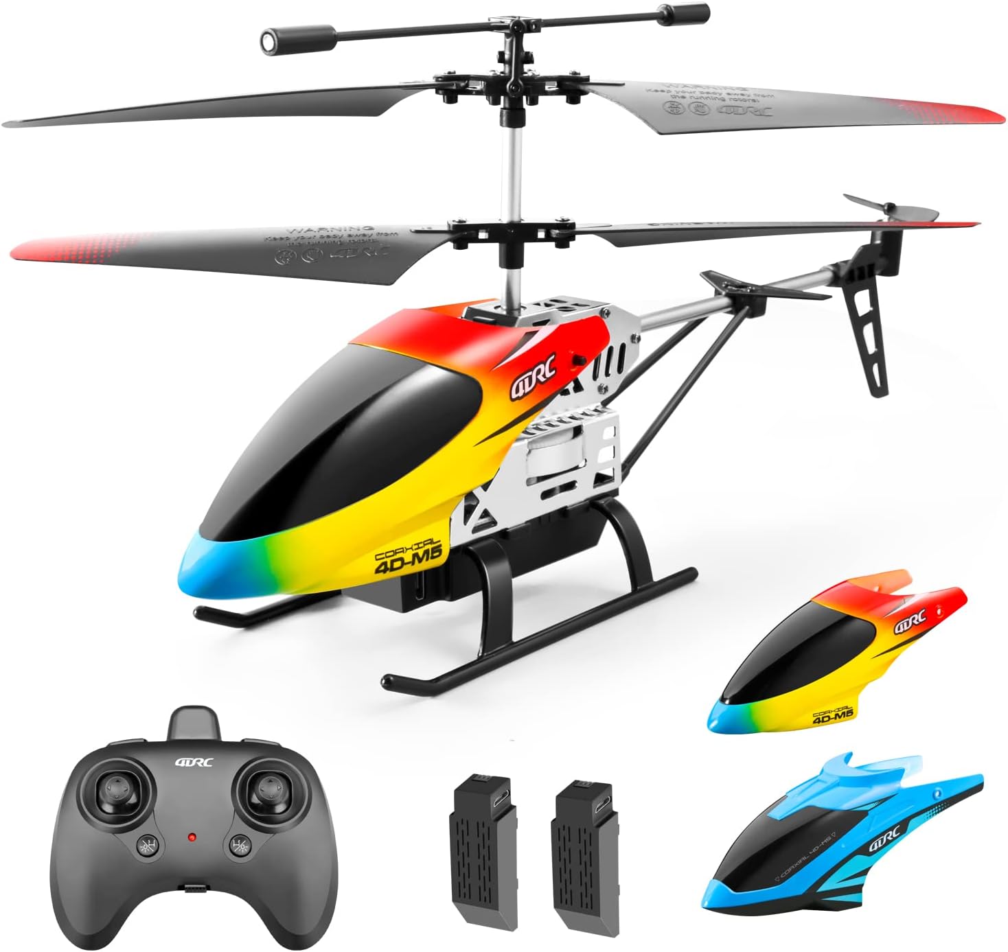4DRC M5 Remote Control Helicopter Altitude Hold RC Helicopters with Gyro for Adu...