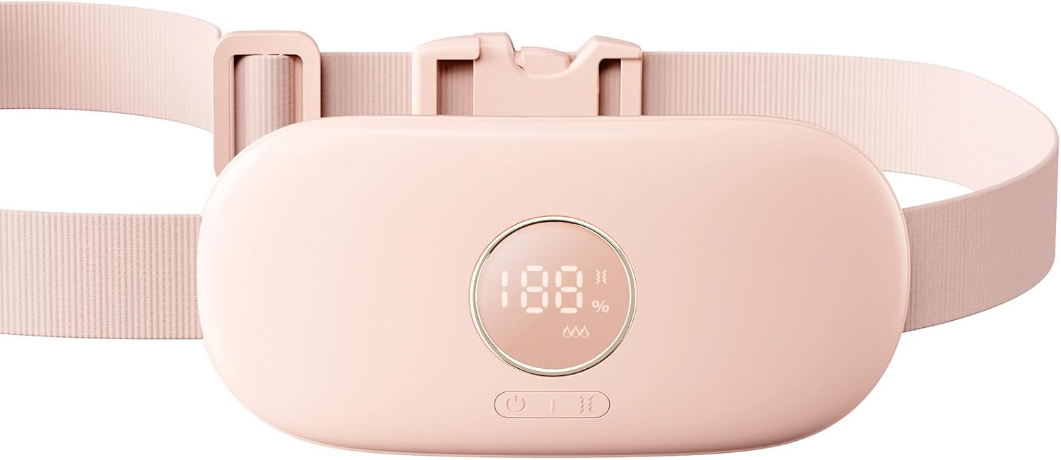 Gaiatop Portable Heating Pad for Period Cramps, 5000mAh Cordless Menstrual Heati...