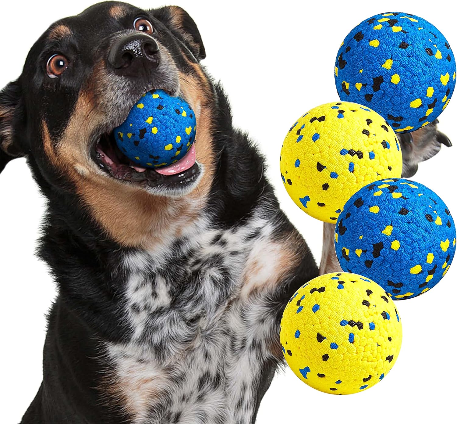 Dog Balls Tennis Ball Toys Dog Toys for Aggressive...