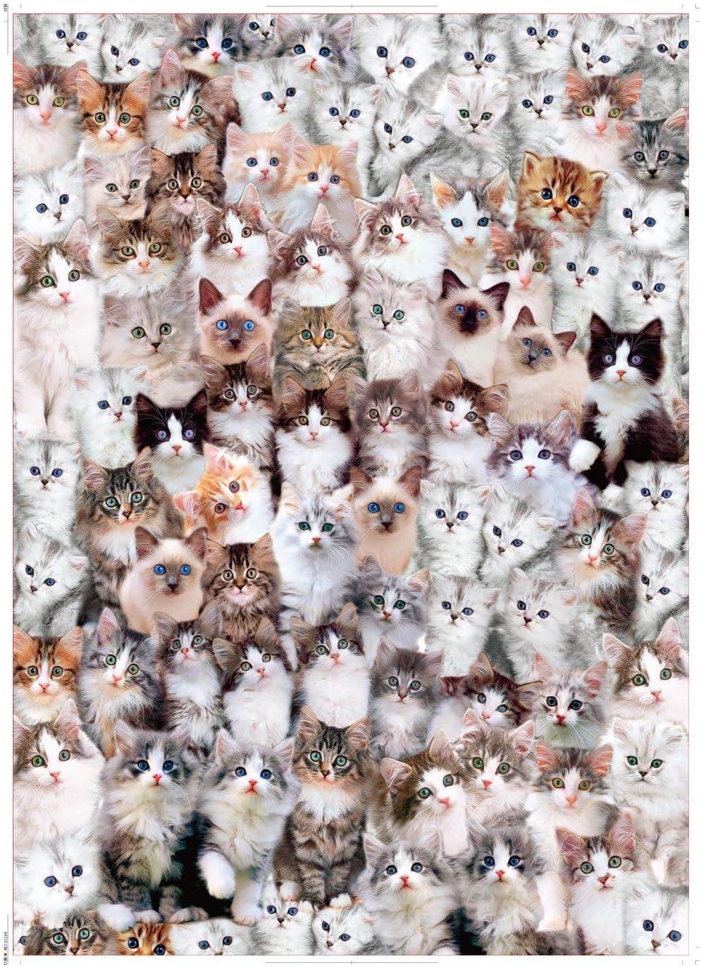 EACHHAHA 1000 Pieces Jigsaw Puzzle for Adults,cat puzzles for adults,Suitable gi...