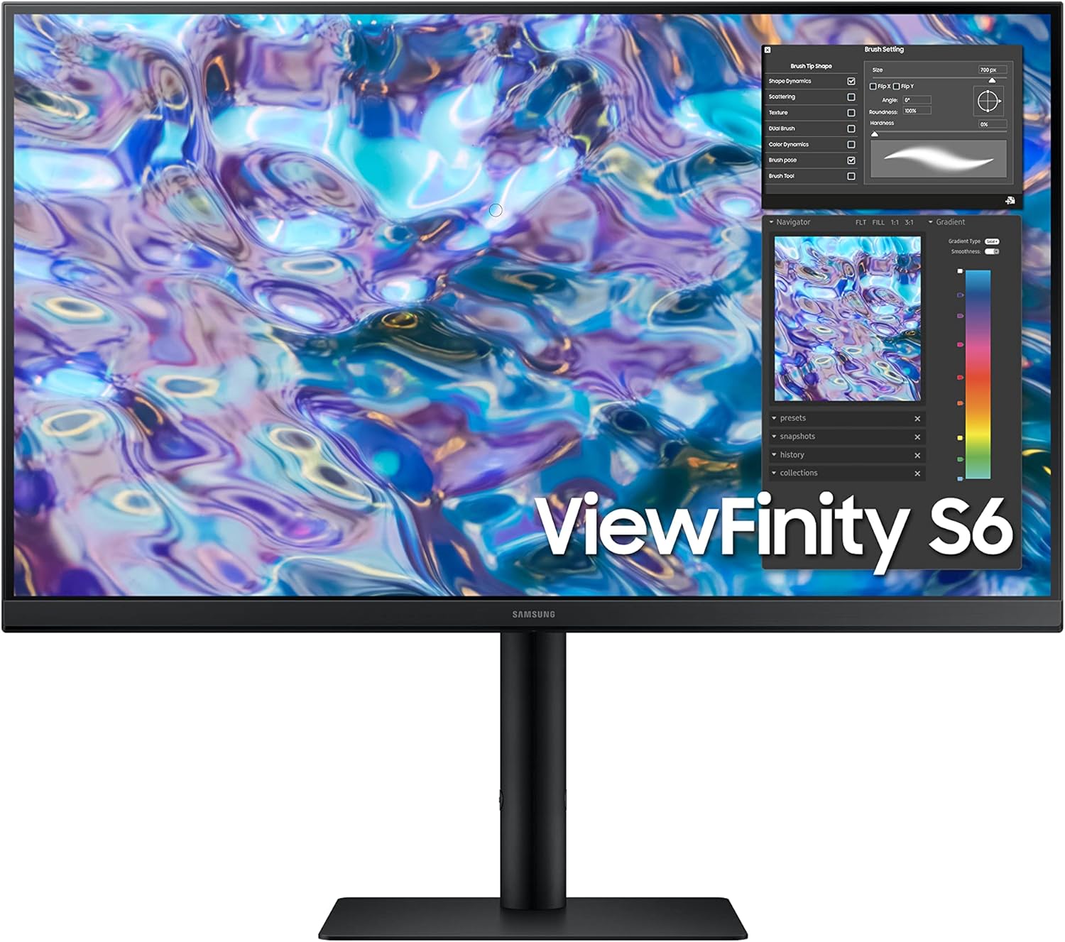 SAMSUNG S61B Series 27-Inch QHD (2560x1440) Computer Monitor, 75Hz, HDMI, IPS Pa...
