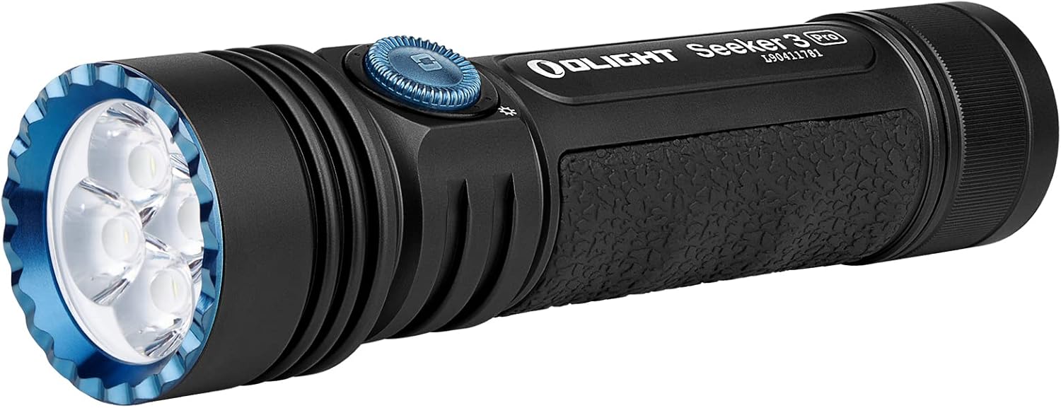OLIGHT Seeker 3 Pro 4200 Lumens Ultra-Bright LED Flashlight, MCC3 Rechargeable H...