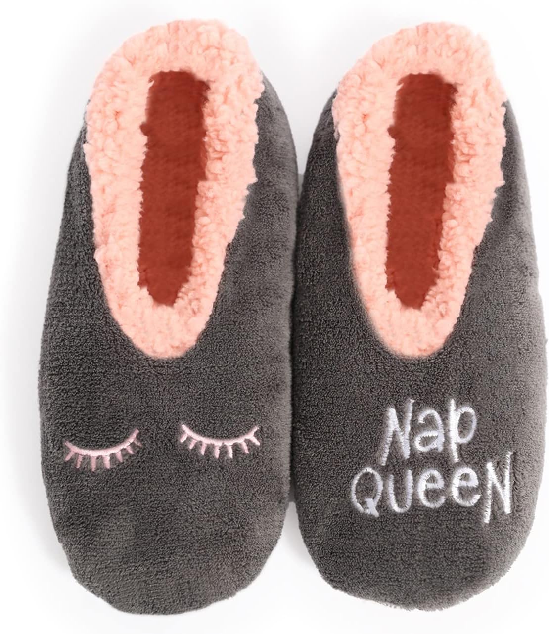 Splosh Women's Slippers - Small adult cat slippers with a fun pink design to kee...