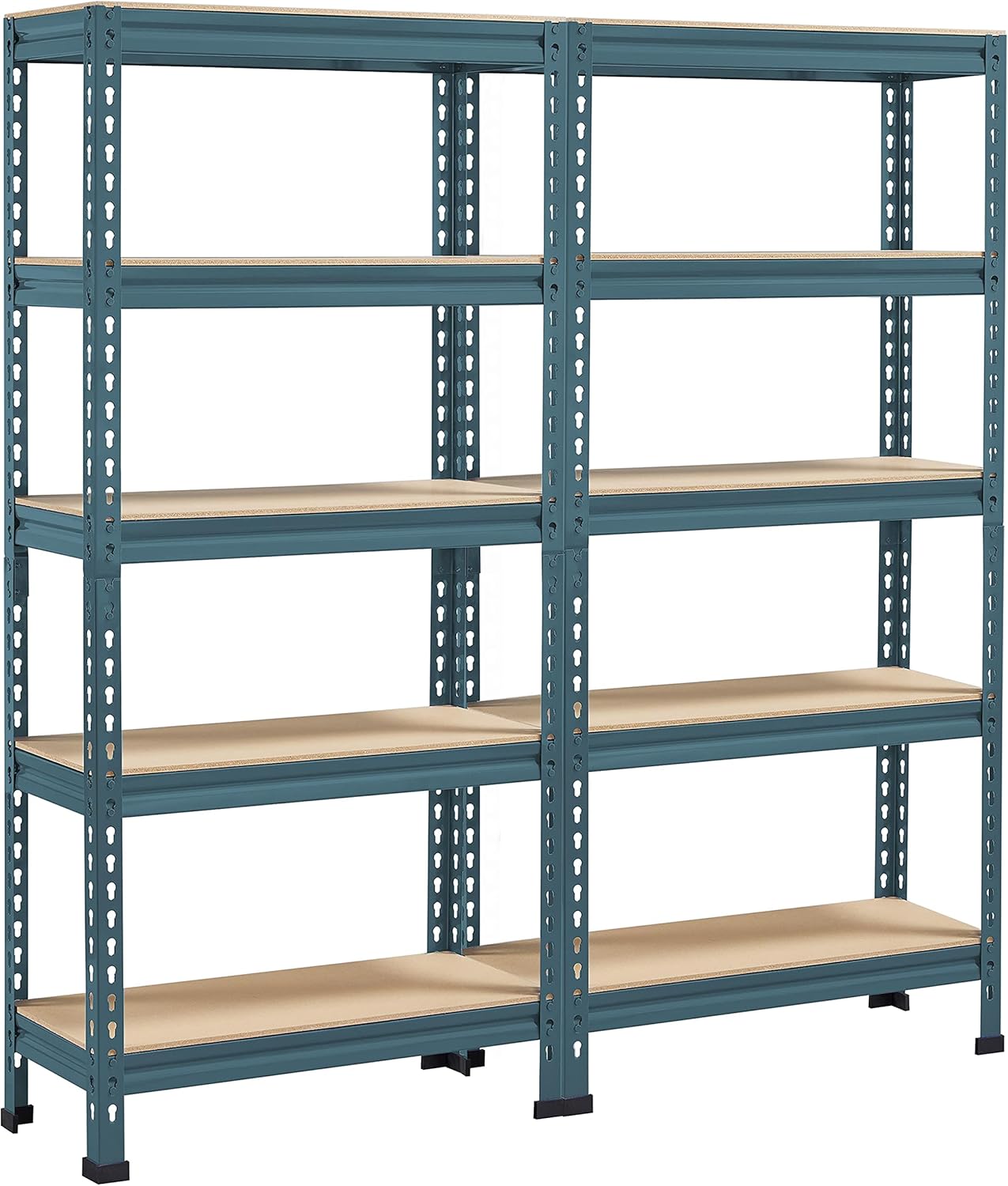 Yaheetech 2pcs Heavy Duty 5 Tier Garage Shelving Units,Racking shelves for Home/...