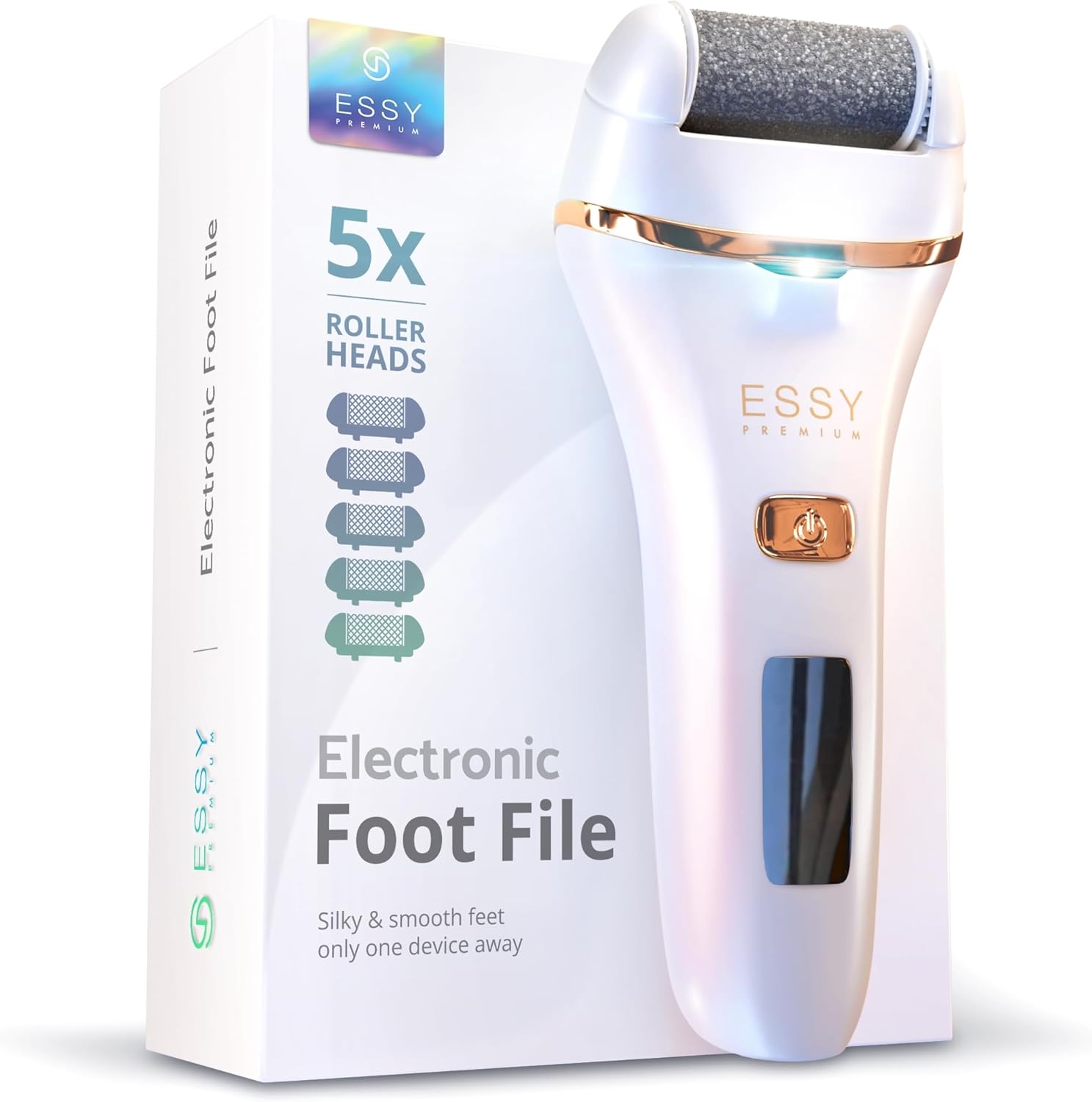 Essy Electric Foot Callus Remover Foot File Electric Callus Remover for Feet Ele...